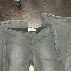 Stylish Gray-Black Womens Flare Jean